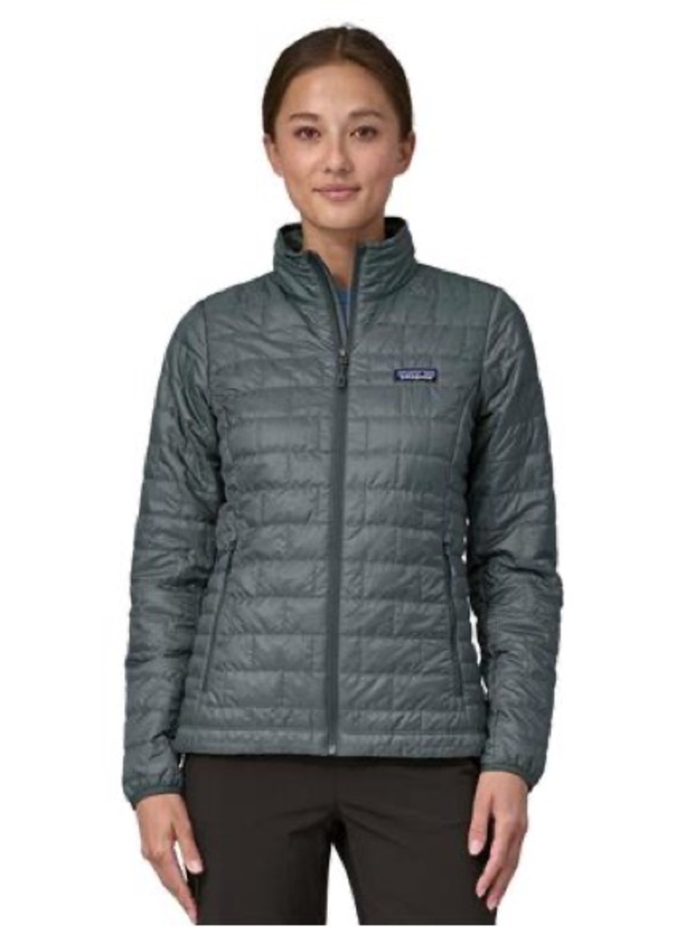 Patagonia NOUVEAU GREEN women’s nano puff zip jacket nwt new